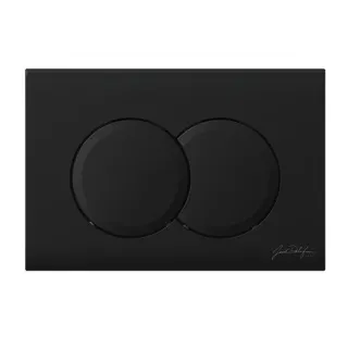 Инсталляция Jacob Delafon EDE103-BL с безободковым унитазом Struktura сиденье с микролифтом клавиша смыва чёрная матовая